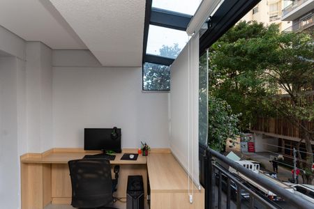 Varanda Estendida de apartamento para alugar com 1 quarto, 35m² em Perdizes, São Paulo