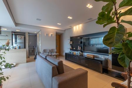 Sala de apartamento à venda com 3 quartos, 98m² em Grajaú, Belo Horizonte