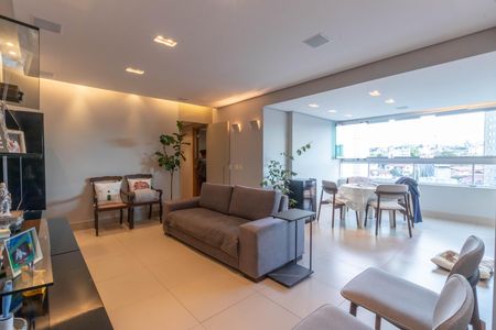 Sala de apartamento à venda com 3 quartos, 98m² em Grajaú, Belo Horizonte