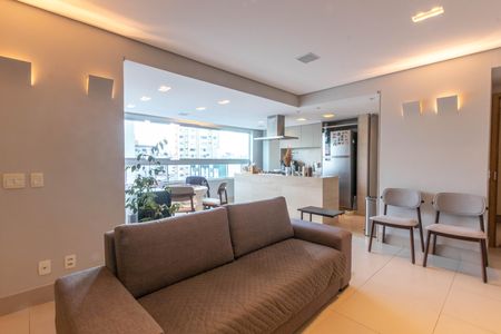 Sala de apartamento à venda com 3 quartos, 98m² em Grajaú, Belo Horizonte