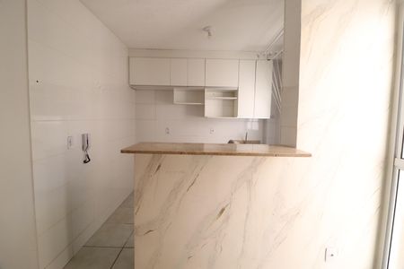 Cozinha de apartamento para alugar com 2 quartos, 44m² em Grand Ville, Uberlândia