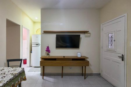Sala de apartamento para alugar com 1 quarto, 39m² em Boqueirão, Praia Grande