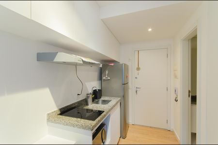 Cozinha de kitnet/studio à venda com 1 quarto, 25m² em Liberdade, São Paulo