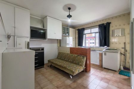 Sala de kitnet/studio para alugar com 1 quarto, 22m² em Guilhermina, Praia Grande