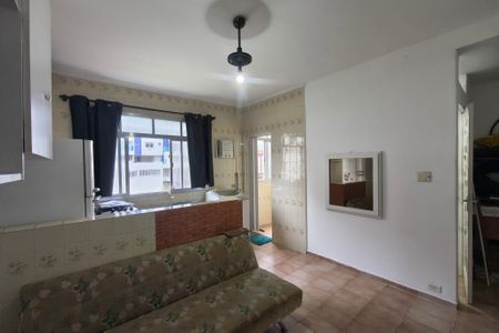 Sala de kitnet/studio para alugar com 1 quarto, 22m² em Guilhermina, Praia Grande