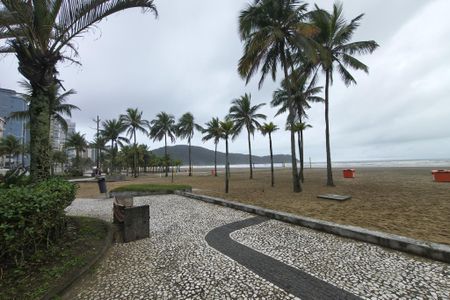 Vista da Rua de kitnet/studio para alugar com 1 quarto, 22m² em Guilhermina, Praia Grande