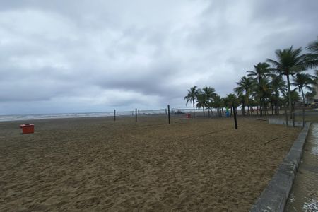 Vista da Rua de kitnet/studio para alugar com 1 quarto, 22m² em Guilhermina, Praia Grande