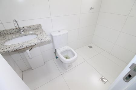 Banheiro da Suíte de apartamento para alugar com 2 quartos, 53m² em Conjunto Residencial Flamboyant, São José dos Campos