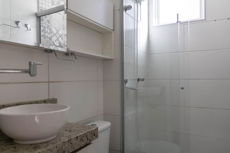 Banheiro de apartamento para alugar com 2 quartos, 50m² em Palmeiras, Belo Horizonte