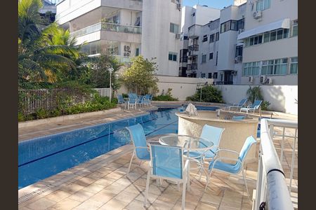 Área comum - Piscina de apartamento para alugar com 2 quartos, 78m² em Barra da Tijuca, Rio de Janeiro