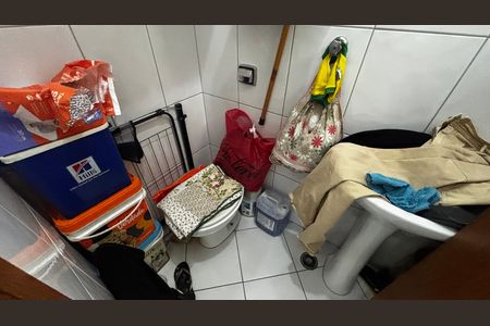 Área de Serviço - Banheiro de apartamento à venda com 3 quartos, 112m² em Campestre, Santo André