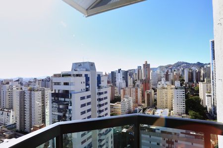 Vista da Varanda de apartamento para alugar com 1 quarto, 41m² em Funcionários, Belo Horizonte