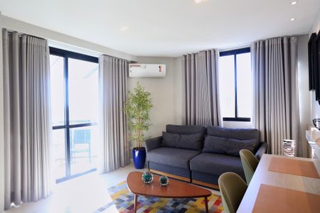 Sala de apartamento para alugar com 1 quarto, 41m² em Funcionários, Belo Horizonte
