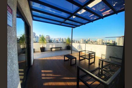 Área externa de kitnet/studio para alugar com 1 quarto, 28m² em Santana, São Paulo