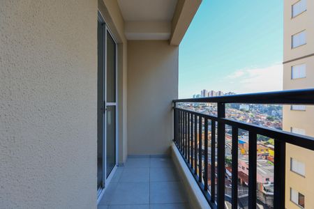 Varanda da Sala de apartamento para alugar com 2 quartos, 43m² em Jardim Tres Irmaos, Taboão da Serra