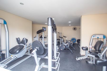 Área comum - Academia de casa de condomínio para alugar com 2 quartos, 52m² em São Pedro, Osasco
