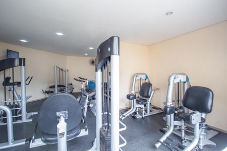 Área comum - Academia de casa de condomínio para alugar com 2 quartos, 52m² em São Pedro, Osasco