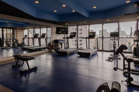 Área comum - Academia de kitnet/studio à venda com 1 quarto, 42m² em Itaim Bibi, São Paulo