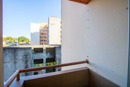 Varanda da sala de apartamento à venda com 2 quartos, 60m² em Parque Sao Vicente, Santo André