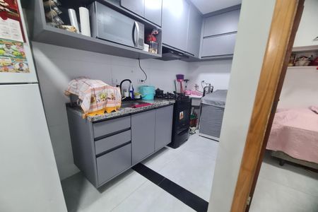 Cozinha e Área de Serviço de apartamento à venda com 2 quartos, 43m² em Vila Bela, São Paulo