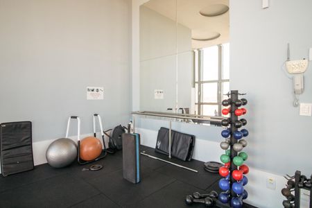 Apartamento para alugar com 38m², 1 quarto e 1 vaga Apartamento para alugar com 38m², 1 quarto e 1 vagaÁrea comum - Academia