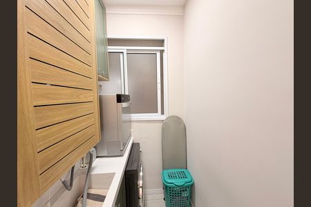 Área de Serviço de apartamento para alugar com 2 quartos, 46m² em Vila Tupi, Várzea Paulista