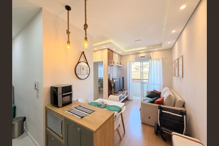 Sala de apartamento para alugar com 2 quartos, 46m² em Vila Tupi, Várzea Paulista