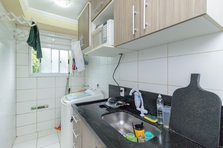 Cozinha de apartamento à venda com 2 quartos, 42m² em Parque Nações Unidas, São Paulo