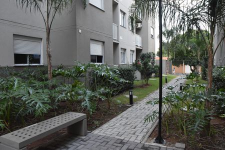 área comum de circulação entre os prédios de apartamento à venda com 2 quartos, 46m² em Vila Joana, Jundiaí