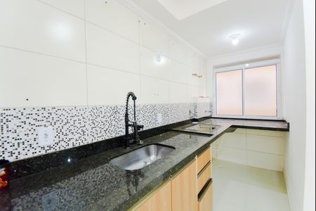 Cozinha de apartamento para alugar com 2 quartos, 44m² em Vila Nova Bonsucesso, Guarulhos