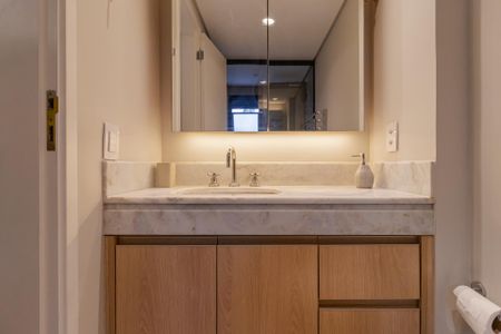 Apartamento para alugar com 47m², 1 quarto e 1 vaga Apartamento para alugar com 47m², 1 quarto e 1 vagaBanheiro da Suíte