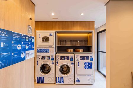 Apartamento para alugar com 55m², 1 quarto e 1 vaga Apartamento para alugar com 55m², 1 quarto e 1 vagaÁrea comum - Lavanderia