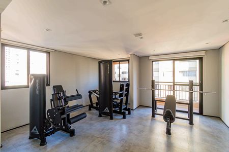Apartamento para alugar com 55m², 1 quarto e 1 vaga Apartamento para alugar com 55m², 1 quarto e 1 vagaÁrea comum - Academia