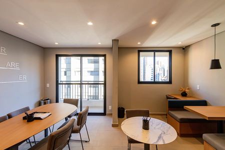 Apartamento para alugar com 55m², 1 quarto e 1 vaga Apartamento para alugar com 55m², 1 quarto e 1 vagaÁrea comum - Coworking