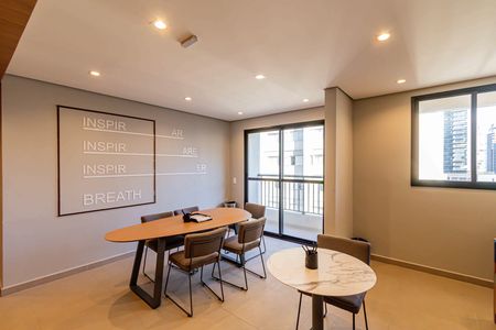 Apartamento para alugar com 55m², 1 quarto e 1 vaga Apartamento para alugar com 55m², 1 quarto e 1 vagaÁrea comum - Coworking