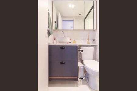 Banheiro de apartamento para alugar com 2 quartos, 54m² em Vila Cruzeiro, São Paulo