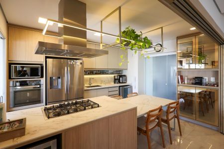 Apartamento à venda com 154m², 3 quartos e 3 vagas Apartamento à venda com 154m², 3 quartos e 3 vagasCozinha