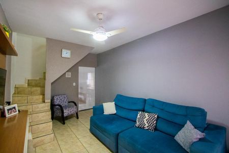 Sala de casa para alugar com 2 quartos, 135m² em Vila Junqueira, Santo André