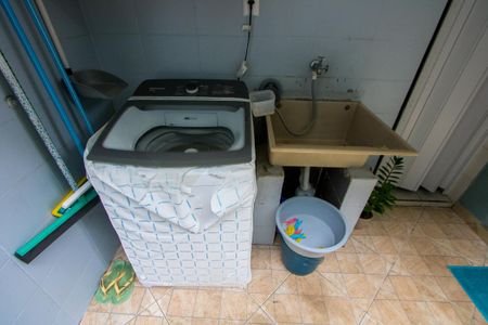 Área de serviço de casa para alugar com 2 quartos, 135m² em Vila Junqueira, Santo André