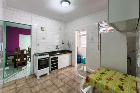 Cozinha de apartamento para alugar com 2 quartos, 71m² em Boqueirão, Praia Grande