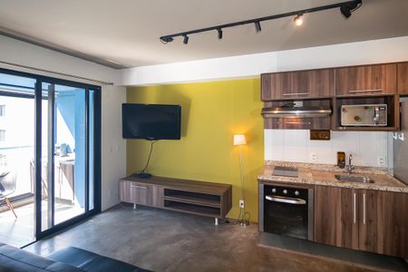 Studio para alugar com 38m², 1 quarto e 1 vaga