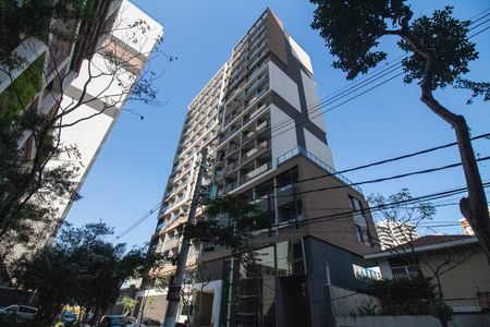 Fachada do Prédio de apartamento para alugar com 1 quarto, 31m² em Jardim das Acacias, São Paulo