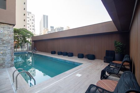 Área comum - Piscina de apartamento para alugar com 1 quarto, 31m² em Jardim das Acacias, São Paulo