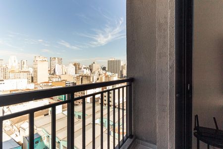 Varanda da Sala de kitnet/studio à venda com 1 quarto, 25m² em Centro Histórico de São Paulo, São Paulo
