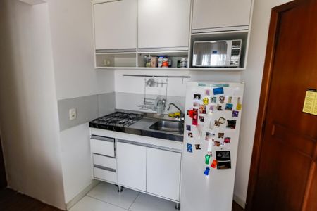 Cozinha - Armários de apartamento para alugar com 1 quarto, 37m² em Paraíso do Morumbi, São Paulo
