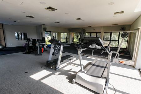 Área comum - Academia de apartamento para alugar com 1 quarto, 37m² em Paraíso do Morumbi, São Paulo