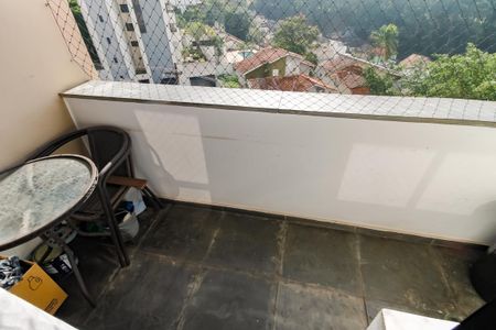 Varanda da Sala de apartamento para alugar com 1 quarto, 37m² em Paraíso do Morumbi, São Paulo