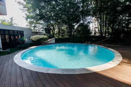 Área comum - Piscina de apartamento para alugar com 1 quarto, 37m² em Paraíso do Morumbi, São Paulo