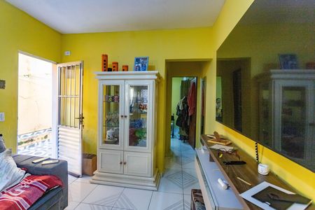Casa 1 - sala  de casa à venda com 3 quartos, 480m² em Jardim Bandeirantes, Diadema