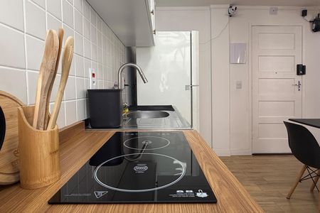 Apartamento para alugar com 28m², 1 quarto e 1 vagaCozinha e Área de Serviço